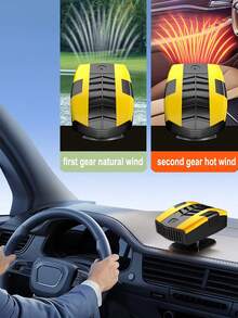 Car Heater 12V Auto Portable Heater 2 In 1 Heating & Cooling Defogger Defroster 360 Degree Rotation Windshield Demister For Car,SUV,RV,Truck - Multicolor - View 4
