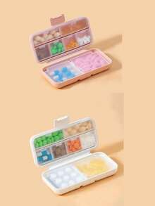 Portable Pill Storage Box Moisture Proof Pill Organizer For Men And Women Travel Essentials Cruise Essentials Dorm Essentials Daily Pill Box To Hold Vitamin Medicine Medication And Supplement PP Pill Container First Kit Medical Bag For Travel Home Camping Outdoor Hiking Hunting Back To School - Multicolor - View 24