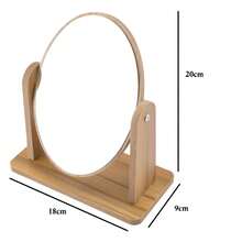 Decorative Oval Mirror For Tabletop Makeup Elegant - 鏽棕色 - 查看 2