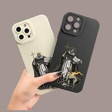 Funda de Teléfono Suave Angel Eyes con Diseño de Cruz y Impresión UV, Ofreciendo Acabado Mate y Protección de 360 Grados para Varios Modelos de , Incluyendo 11, 12, 13, 14, 15 Pro Max, 16, 17, XR, X/XS, 7, 8 Plus, SE y Mini. - Mezcla de colores - Ver 6
