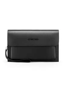 Bolso de embrague con candado de contraseña antirrobo para hombres, billetera larga multifuncional, bolso de mano de gran capacidad, adecuado como regalo para el Día del Padre, regalo de San Valentín, para ir al trabajo, viajes de negocios y viajes