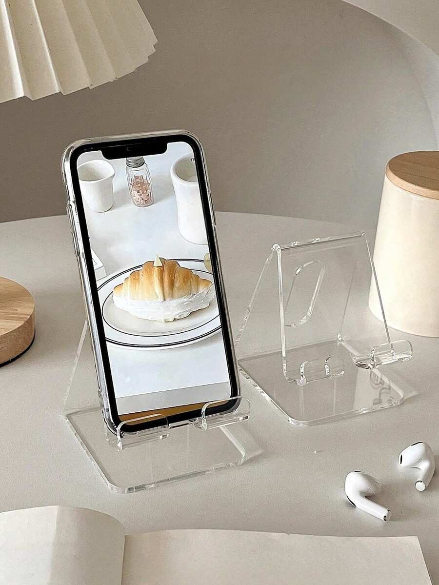 Mehrteiliger Schreibtisch-Handyständer in Box, bunte, kreative Dekoration, praktisches Aufladen, rutschfestes Design, geeignet für verschiedene Anwendungsfälle