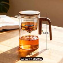 Tea Pot, Magic Witchcraft Enchanted Glass Teapot With Strainer -600ML - 20.29oz - View 7