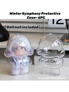 适用于 1.0 冬季交响乐系列娃娃、2.0 光之花园系列娃娃和 3.0 不眠剧院系列娃娃的全新保护盒 - 防尘、便携、可手洗的轻便保护盒，适用于娃娃和收藏品展示（仅含保护盒，不含娃娃） - 多色3 - 查看 13