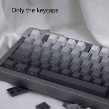 Teclas de repuesto de material PBT con grabado lateral y degradado translúcido, perfil CHERRY adecuado para interruptores MX (teclado no incluido) - Multicolor - Ver 8