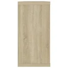 Mensole dA, Parete a cubo Larryhot da 4 pezzi, in legno ingegnerizzato di rovere Sonoma, adattabili A, Più stanze (ingresso, bagno, ufficio), struttura robusta, facili da montare, ideali per riporre oggetti e decorare - Castano - Visualizzare 7