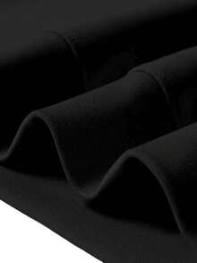 1pc Men'S Casual Cotton Hoodie With Geometric Applique - Nightmare Before Christmas Trick Or Treat Design, Slight Stretch Knit Fabric, Regular Fit Hooded SweaHoodies,Basic Unisex Hoodie Graphic Hoodie - 黑色 - 查看 5