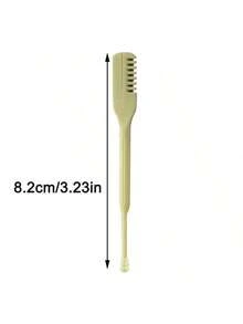 48pcs Gentle Painless Nose Hair Trimmer Set For Men And Women - Portable Manual 360° Rotating Dual-Head, Light Beige- Facial Hair Removal Tool With Precision Trimming Feature. - Beige - View 7