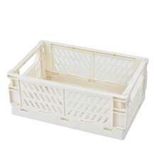1pc Foldable Open Plastic Storage Basket, Classic Design For Countertop Organization + Food Pantry / Kitchen Cabinet / Laundry Room / Home Office Storage Needs - Multicolor - View 7