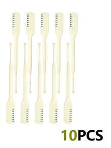 48pcs Gentle Painless Nose Hair Trimmer Set For Men And Women - Portable Manual 360° Rotating Dual-Head, Light Beige- Facial Hair Removal Tool With Precision Trimming Feature. - Beige - View 17