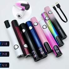 510 螺纹电池汽车笔智能电动工具笔迷你烙铁套件,数字屏幕显示,带 USB-C 快速充电端口的电子维修,可调电压和便携式设计 - 非常适合 DIY 项目