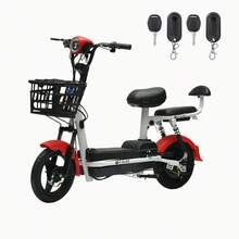 Bicicleta eléctrica plegable para adultos  - Motor de 500 W (potencia máxima de 800 W) - Batería de 48 V y 12 Ah - Autonomía de 40 a 50 km - Biplaza con suspensión - 3 velocidades - Neumáticos todoterreno - Luces LED, frenos de disco y neumáticos todoterreno - Ideal para desplazamientos diarios y todoterreno. Envío en dos paquetes exprés. Requiere montaje parcial. Incluye vídeo de instalación.a - Rojo - Ver 6