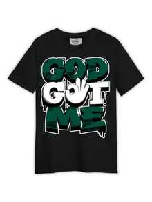 Camiseta Negra para Hombre con Diseño Vanguardista y a la Moda - Negro - Ver 7