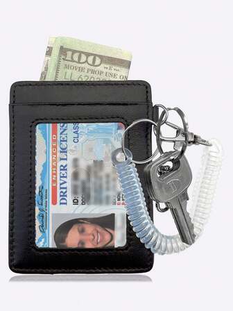 Korthållare Kortplånbok För Damer För Män Miniplånbok Myntplånbok Nyckelhållare Liten Plånbok Nyckelring Presenter För Män Pappapresenter Armbandsplånbok Roliga Presenter Lärarpresenter