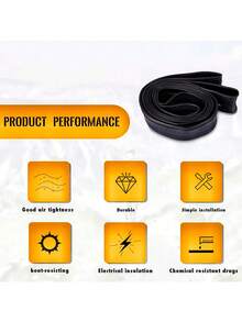 1Pc Ebike Bike Inner Tube 16/20/24/26/27.5/29 X 1.75-2.125" Schrader Valve Inner Tubes For Bicycle Tubes - Black - View 4