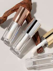 1/5pcs 6ml Empty Rose Gold /Gold /Silver Lip Gloss Tube With Big Brush Wand Empty Lip Oil Plumper Bottle Travel - Multicolor - View 5