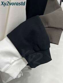 Y2k Astronaut Art Punk Long Sleeve Shirts ,Sky Double-Sided Printing,Christmas Style Graphic T Shirt Cotton,Fashionable Hip-Hop For Men -  Long Sleeve T-Shirts, Funny Vintage Shirts,Regular Fit, Street Style, Digital Print,  Ideal Gift - 黑色 - 查看 7