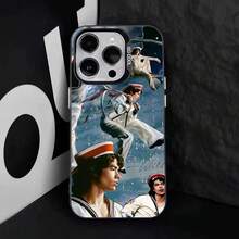 Funda rígida mate negra a prueba de golpes para C- Gray Wishbone 17,16,15,14,13,12,11,Pro,Max,Plus,Air - z8 - Ver 9