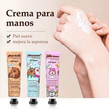 5 piezas crema para manos 130g  humectante hidratante figura de capibara - fruta - Ver 1