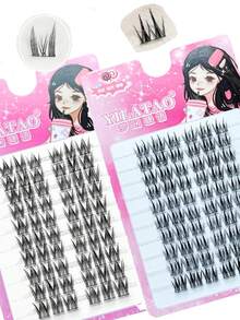 120片装，两片假睫毛组合，方便尝试不同造型，适合大多数眼型，提升您的日常妆容效果 - 黑色 - 查看 5