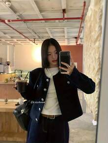 Women Lightweight Jackets - 藍色 - 查看 7