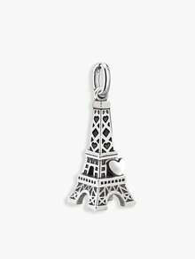 Mặt dây chuyền hình tháp Eiffel bằng bạc sterling 925 nguyên chất, thiết kế tối giản độc đáo, món quà trang sức tinh tế dành cho nam và nữ. - Kiểu 6 - Xem 7