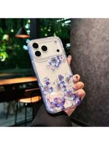 1 pezzo Custodia telefonica trasparente anti-caduta in TPU compatibile con 17/17 Pro/17 Promax/17 Air/16/16 Pro/16 Plus/16 Pro Max, 11/11 Pro/11 Pro Max, 12/12 Pro/12 Pro Max, 13/13 Pro/13 Pro Max, 14/14 Plus/14 Pro/14 Pro Max, 15/15 Pro/15 Plus/15 Pro Max, impermeabile, antiurto e resistente ai graffi