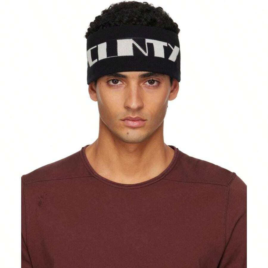 Rick Owens Black Concordians Cotton Headband | | Men Baseball Cap - mặc định - Xem 1