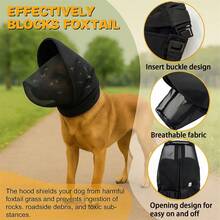 Pet Dog Protective Head Cover Mask, Breathable Anti-Bite Anti-Swallowing Dog Muzzle Mask For Dogs Going Out - Multicolor - View 18
