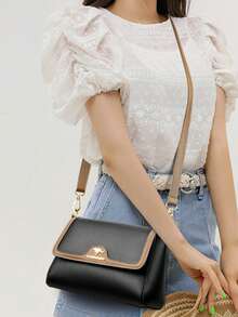 经典简约高品质手提包 女士休闲斜挎包 单肩包 女士托特包 2025新款 - 黑色 - 查看 12