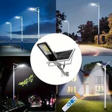 Outdoor Street Lights, Outdoor Lawn Lights, Solar Street Lights, Ultra Bright LED Solar Searchlights, Commercial Garage Lights, Suitable For Garden Lights, Courtyard Lights, Corridor Lighting, Garage Lighting - YS-4000mAh - 查看 4