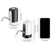 Water Bottle Pump, Automatic Water Dispenser Type-C Charging Portable Electric Water Jug Dispenser - Multicolor - View 3