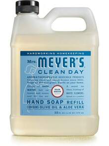 Recomendado Sra.Meyer's Refill Jabón de Manos Líquido Rain Water, 975 ml| Repuesto con Aroma Limpio y Refrescante| Fórmula Suave de Origen Vegetal| Ideal para Uso Diario| Sin Parabenos ni Crueldad Animal¡Top de Temporada - Agua de lluvia - Ver 1