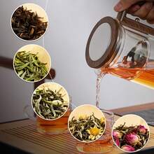 Tea Pot, Magic Witchcraft Enchanted Glass Teapot With Strainer -600ML - 20.29oz - View 6