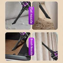 Wireless Handheld Vacuum Cleaner & Mop 2-In-1, Super Strong Suction Deep Cleaning, Vacuum & Mop Simultaneously, Long Battery Life Cordless, Multi-Scene Applicable, Dry & Wet Dual-Use Dust Mite & Dust Cleaning Tool, Large Dust Cup Easy To Disassemble And Clean