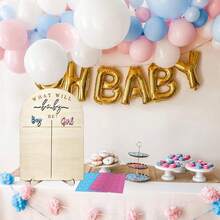 Panneau de vote en bois pour la révélation du du bébé (avec support), autocollants de vote garçon ou fille, tableau de jeu de devinette du , panneau "Votez", jeu de révélation du "Il/Elle", décoration de fête de révélation du - Multicolore - Voir 6