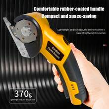 Cordless Electric Scissors With Automatic Fabric Cutting System - Max Cutting Thickness 1/4 Inch, Rechargeable Battery, USB Charging, For Clothes, Cardboard, Carpet, Faux Leather - Industrial-Grade Tool For Cutting Fabrics, Sturdy Tool Design, Construction - Multicolor - View 11