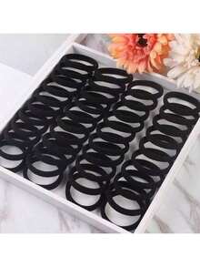 20/30/50pcs Women's Basic High Elasticity Hair Ties For Ponytail, Hairstyle (Assorted Colors) Casual,Woman Head Accessories, Woman Hair Accessories Ponytail Holders Hair Elastics Hair Rubber Bands Scrunchies Hair Rope, Hair Bobbles ,Gym Sport Outfit.