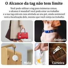 Artefacto antipérdida GPS adecuado para dispositivos antipérdida de Apple para rastreadores de ancianos, niños, mascotas y niños. - 3 blancos - Ver 7