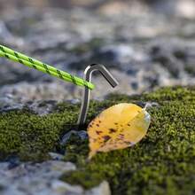 8 Estacas para Tienda de Aluminio con Punta Afilada y Diseño Hexagonal para Fijación Segura y Resistente al Viento en Camping, Jardín y Exterior - Ideales para Campistas y Excursionistas - Anclajes Galvanizados Antióxido para Tiendas, Pabellones y Toldos. - Plateado - Ver 3