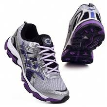 Mzo Men's And Women's Soft Comfortable Athletic Shoes For Gym And Fitness - Hoa tử đinh hương trắng - Xem 2