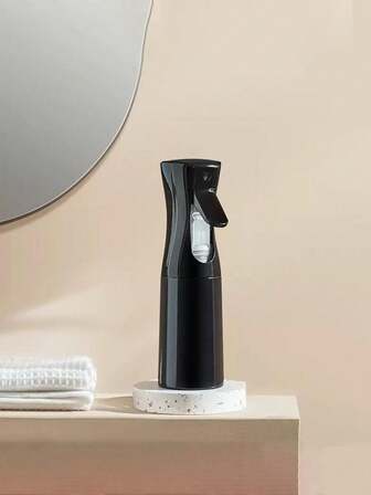 2 Stück Schwarze Sprühflasche für Haare mit kontinuierlichem Ultra-Feinnebel-Zerstäuber für Haare, Salons, Barbiere, Pflanzen, Hautpflege, Reinigung, Haarstyling-Set, Haarpflege-Werkzeug-Set