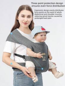 轻便四季多功能婴儿背带，前向式婴儿背带，透气婴儿背带 - 彩色 - 查看 9