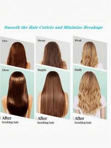 1pc/2pcs Grid Comb, Smooth Hair Comb, Dry And Wet Dual-Use Hair Comb, Scalp Massage, Fluffy Styling Hollow Comb, Suitable For Hairstyle Manufacturing, Scalp Massage, Male And Female Use - Multicolor - View 12