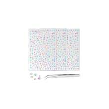 975Pcs Face Gems Hair Gems, Self-Adhesive Face Jewels Eye Jewels Rhinestones 3/4/5/6 Mm DIY Face Gems Stick On, Hair Body Rhinestones Gems Crystals Pearls For Face Makeup, Crafts (Gem_Aurora){Inchcolor_nameinch:Inchgem_aurorainch} - gem_aurora - 查看 1