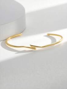 Charm-In 1 pièce Bracelet jonc éclair pour femmes, pour le trajet quotidien - Or CYB0120 - Voir 4