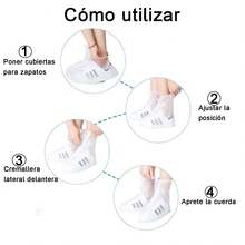 Cubre Zapatos Impermeable Antideslizante Reutilizable Protector Lluvia para Hombre y Mujer Funda para Botas de Lluvia Protege El Calzado del Aceite El Barro La Lluvia y La Nieve (L) - ‎Transparencia - Ver 3