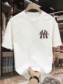 Unisex basic color MEGA logo en camiseta ajustada - Blanco - Ver 7