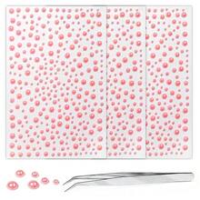 975Pcs Face Gems Hair Gems, Self-Adhesive Face Jewels Eye Jewels Rhinestones 3/4/5/6 Mm DIY Face Gems Stick On, Hair Body Rhinestones Gems Crystals Pearls For Face Makeup, Crafts (Pearl_Pink){Inchcolor_nameinch:Inchpearl_pinkinch} - 珍珠粉紅 - 查看 1