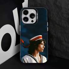 C- Gray Wishbone 17,16,15,14,13,12,11,Pro,Max,Plus,Air Shockproof Black Matte Hard Case - Z5 - Xem 4